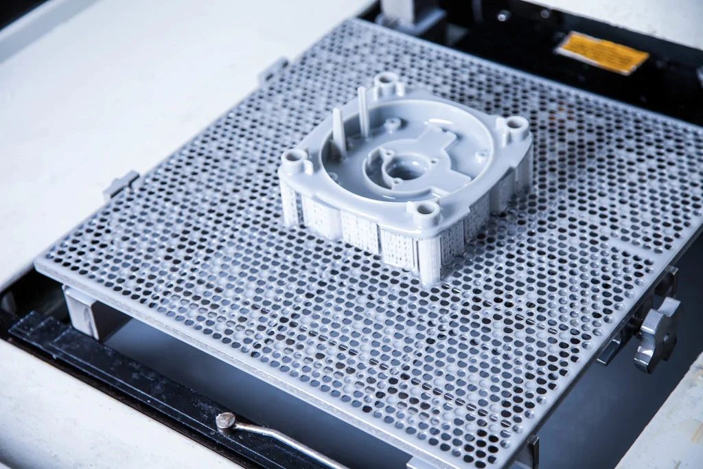 fertiges 3D-Druckbauteil mit SLA hergestellt